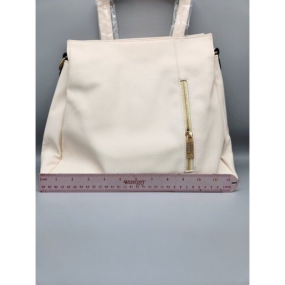 Stylish Cream Shoulder bag with matching wallet- New never been used - Picture 10 of 10